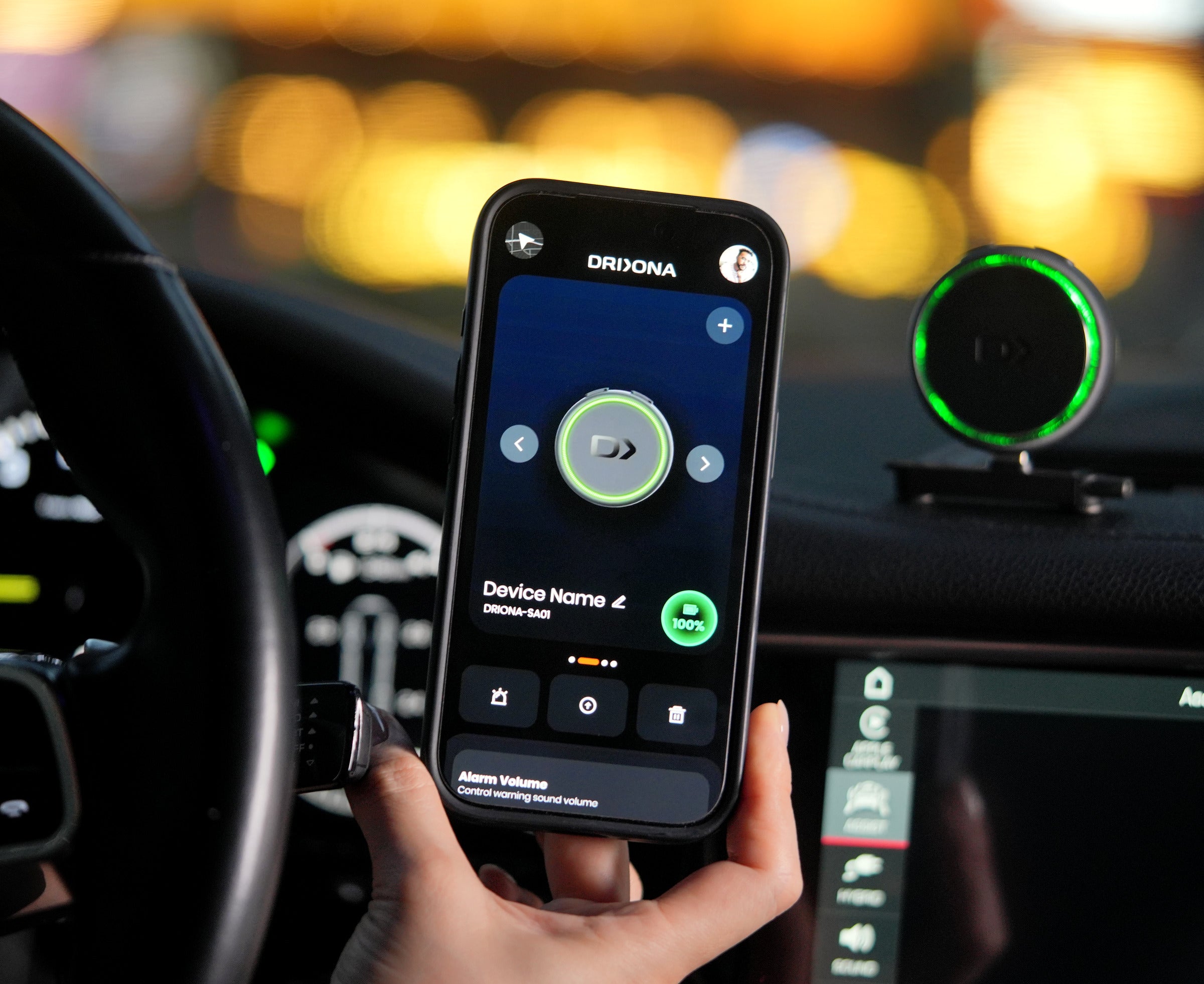 From box to road, clearly. — original Drivona product photography
